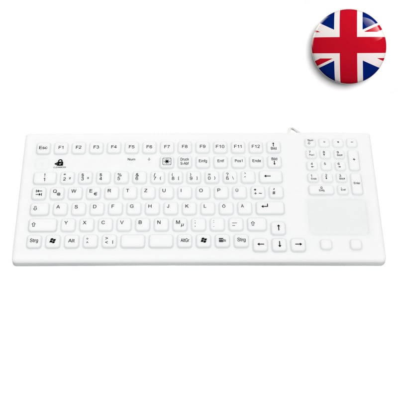 Silicone Keyboard with Touchpad Italian
