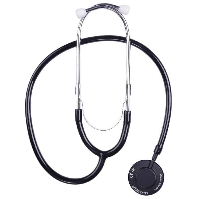 Luxascope Sonus Flat Flex Single-Head Stethoscope red