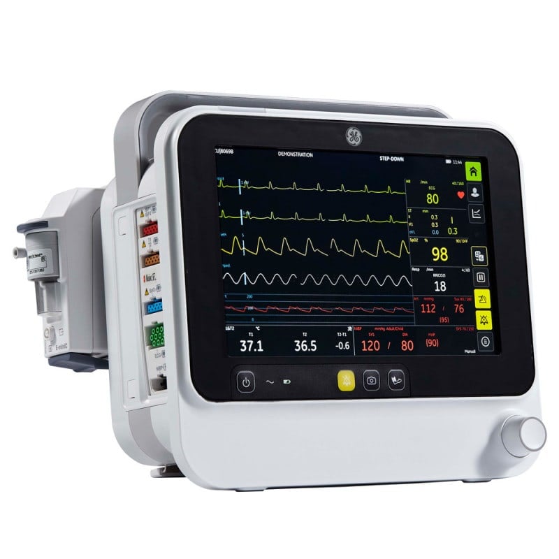 GE Healthcare Patient Monitor B105 (10.1) | with GE SpO2 & printer