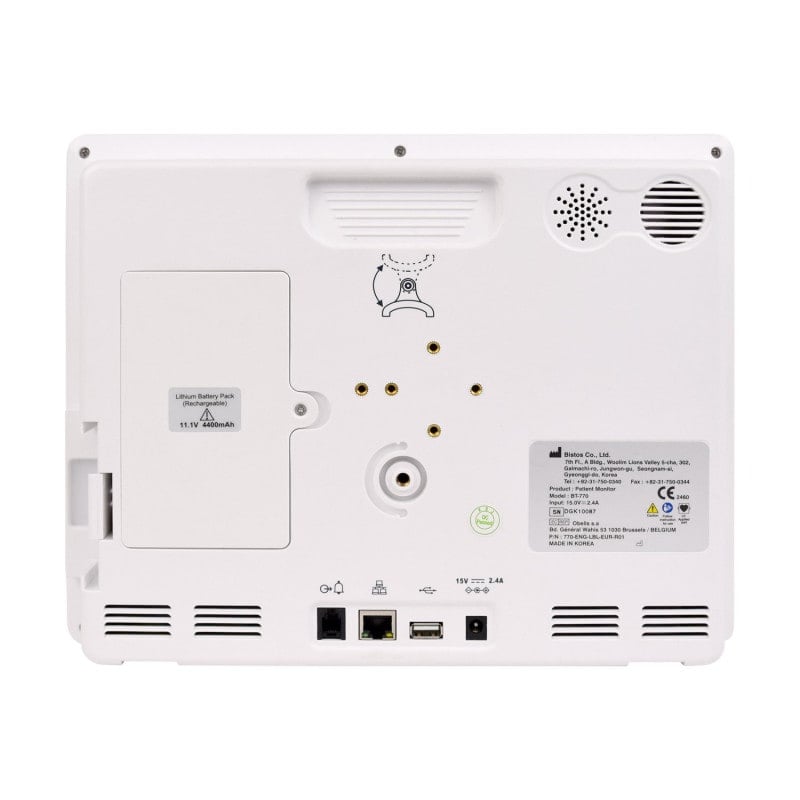 Bistos BT-770 Patient Monitor with Masimo CO₂ sidestream sensor