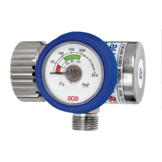 Medireg O₂D Pressure Regulator 3-8" G output valve