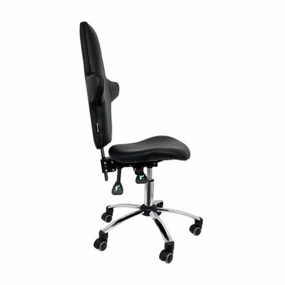 Swivel Chair with High Backrest white