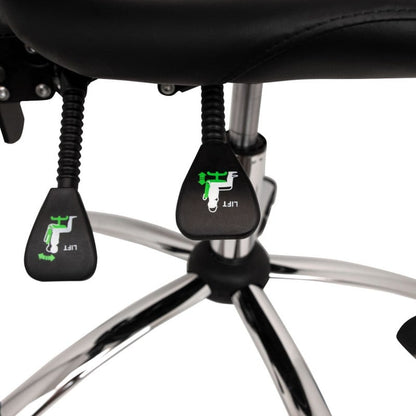 Swivel Chair with High Backrest white
