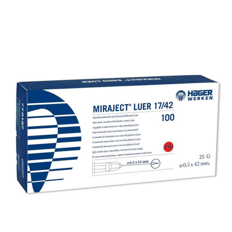Miraject Luer Cannulas 0.4 x 42 mm