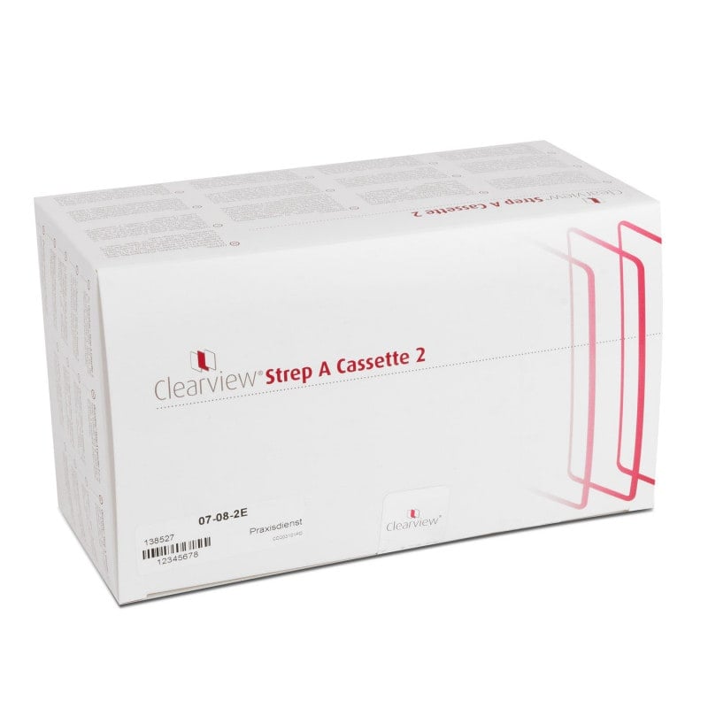 Clearview Strep A Cassette 2, 25 test cassettes