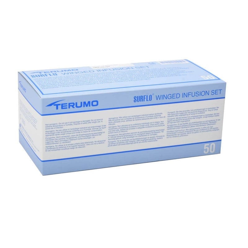 Terumo Surflo Butterfly Needle 25G, 0.50 x 19 mm, orange