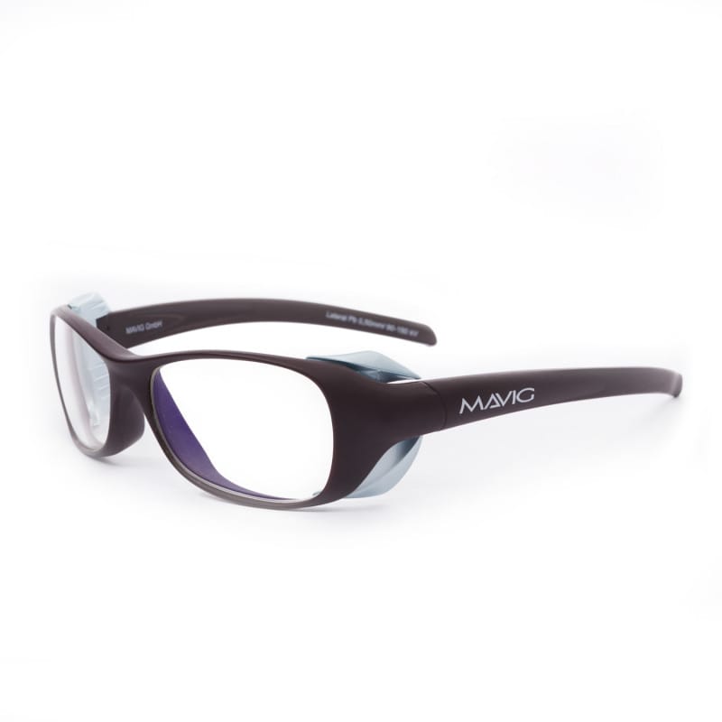 MAVIG X-Ray Protective Glasses BR126 S-M | Pb 0.50 mm | cocoa - light blue