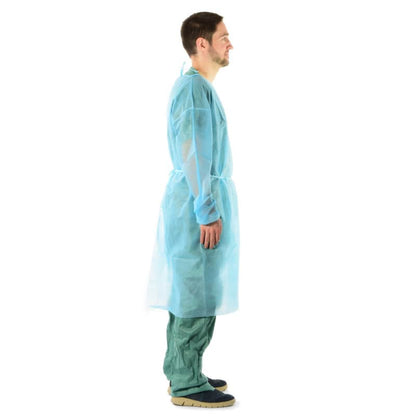 Disposable Gown made from PP Fleece green