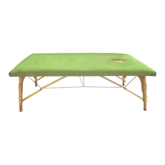 Premium Massage Table Cover with face hole yellow