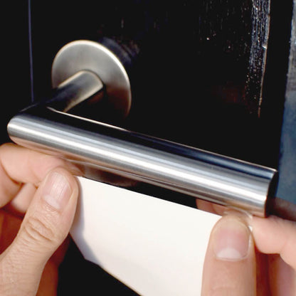 Grips® Antibacterial and Antiviral Protective Film for Door Handles (10 cm x 8 cm, 10 PCS)