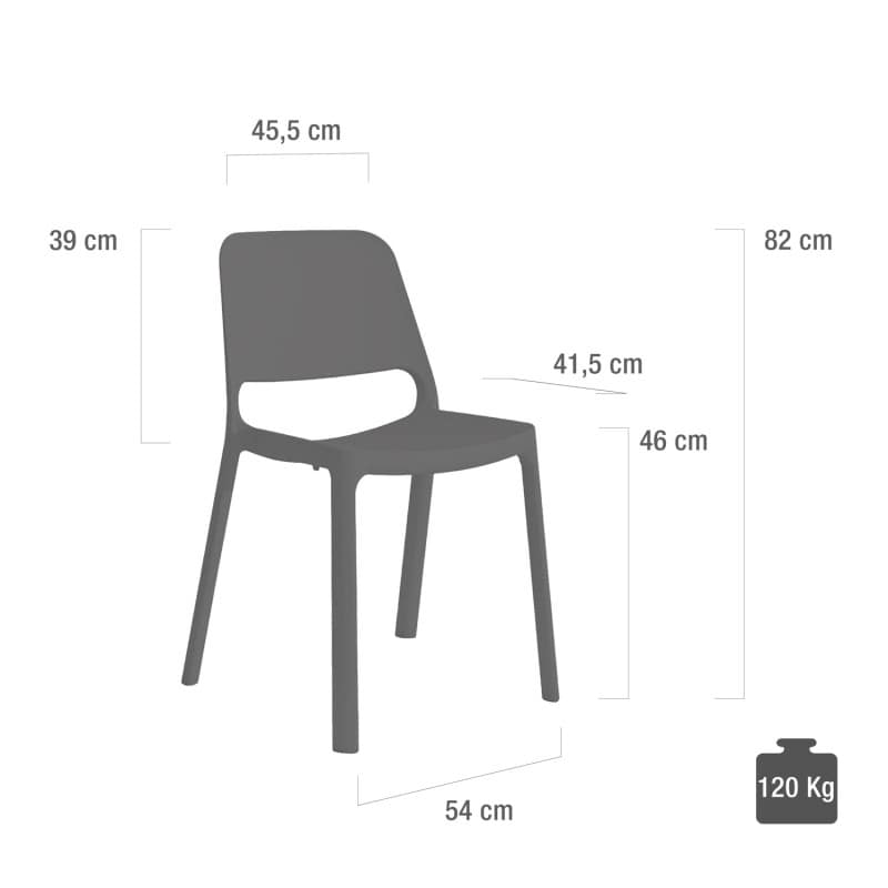 Stacking Chair blue