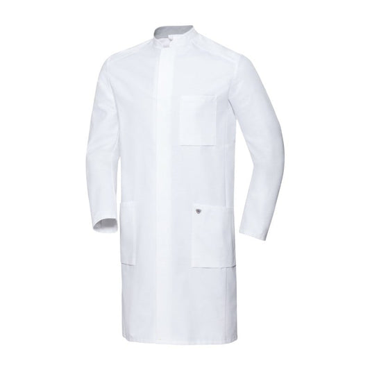 Men's Lab Coat with Stand-Up Collar 48n