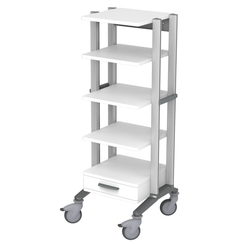 Doppio Endoscopy Trolley grey