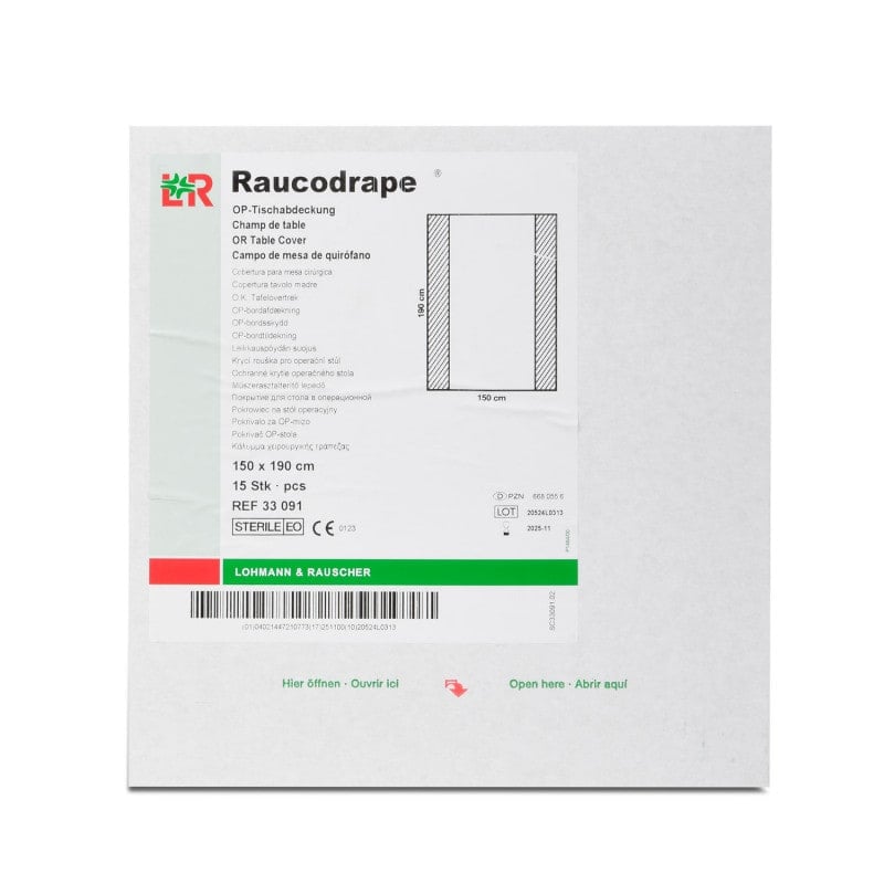 Raucodrape® OR Table Cover 120 x 140 cm, 26 PCS