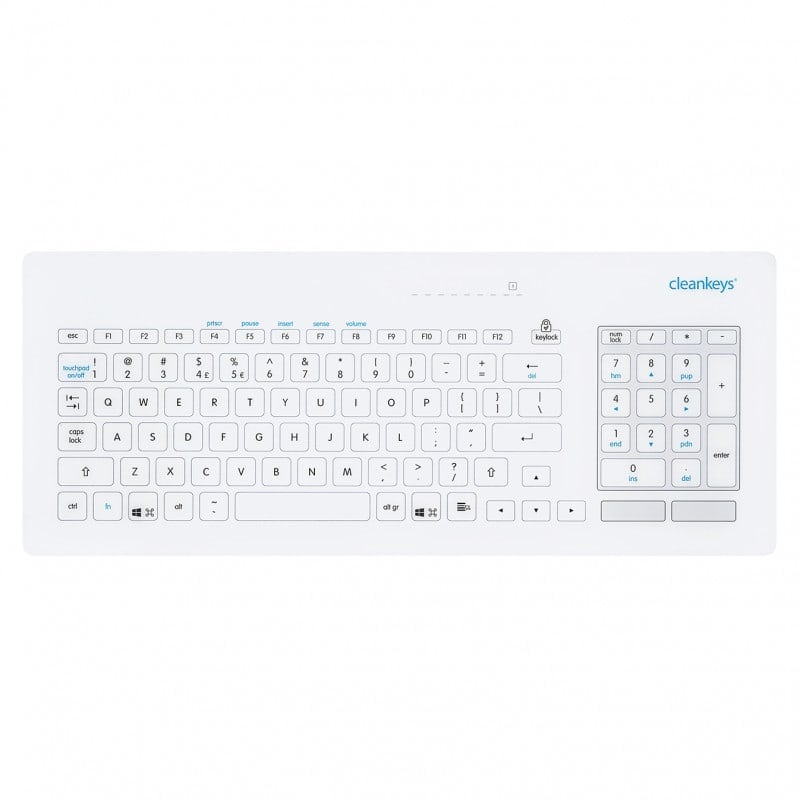GETT CK5 Cleankeys® Glass Keyboard Scandinavian