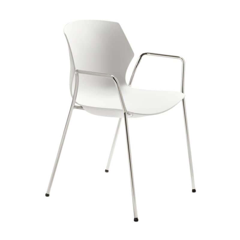 myPLANO Stackable Chair chrome | anthracite