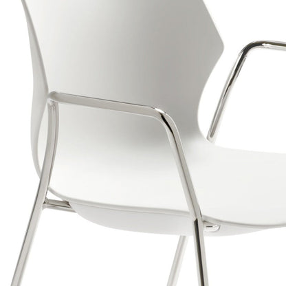 myPLANO Stackable Chair chrome | anthracite