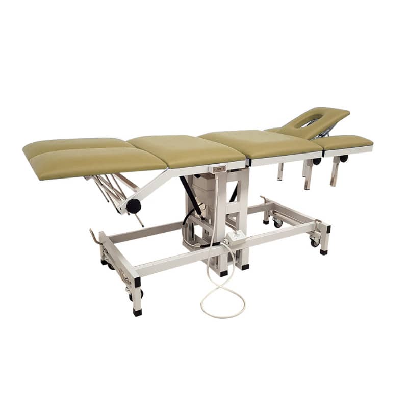 Electrically Height-Adjustable Treatment Couch birch
