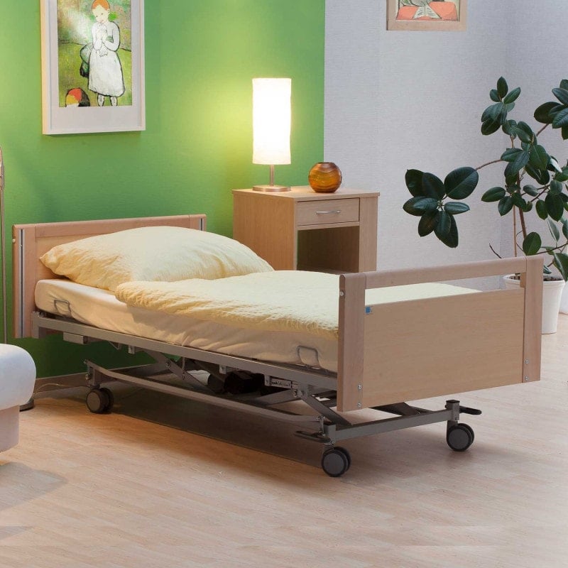 Allegra Nursing Bed with steel mesh base
