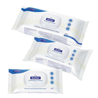 Bacillol 30 Sensitive Tissues, Flowpack 80 Wipes (18 x 20 cm)