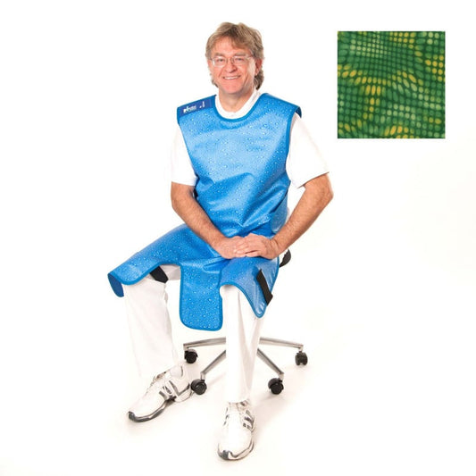 Urological Front Apron green pattern (#5-4)