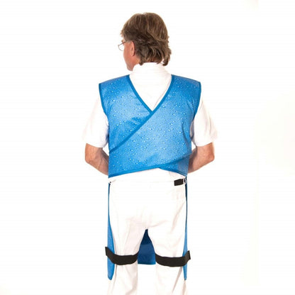 Urological Front Apron light blue (#3-2)