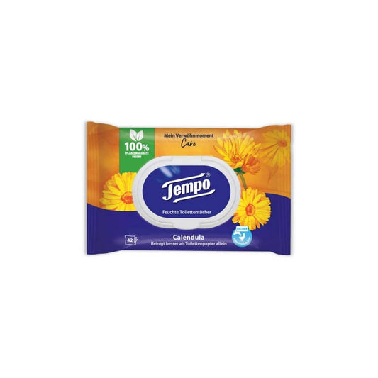 TEMPO Toilet Wipes "My Pampering Moment" with almond milk &amp; panthenol