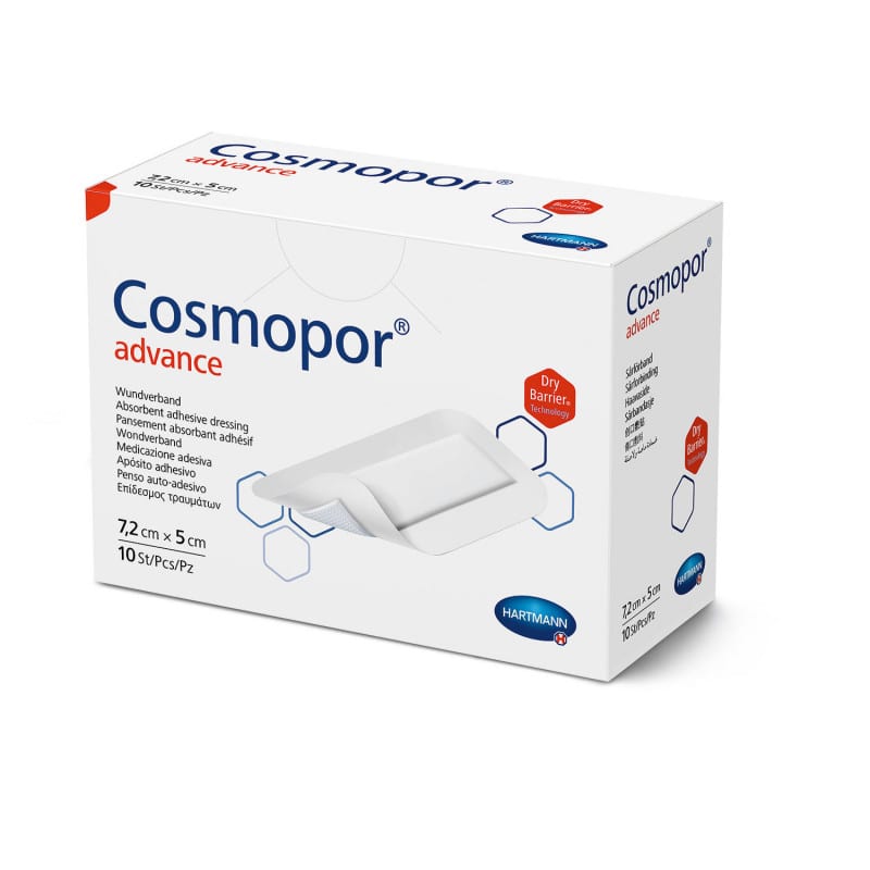 Cosmopor® Advance 7.2 x 5 cm, 10 PCS