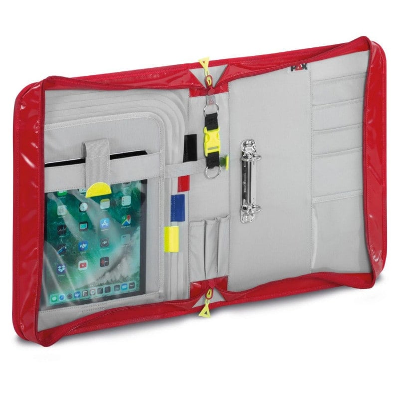 PAX Logbook Multi-Organizer Tablet red