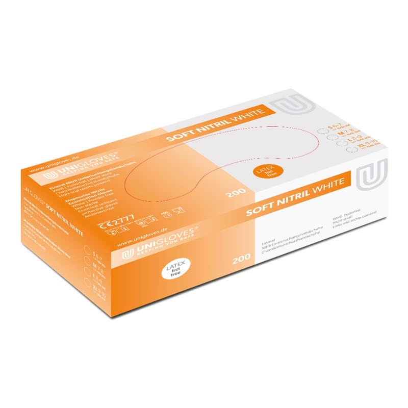 Unigloves Nitrile Gloves Soft blue | M