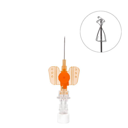 Vasuflo® INT Safety IV Cannulas 24 G, 0.7 x 19 mm, yellow