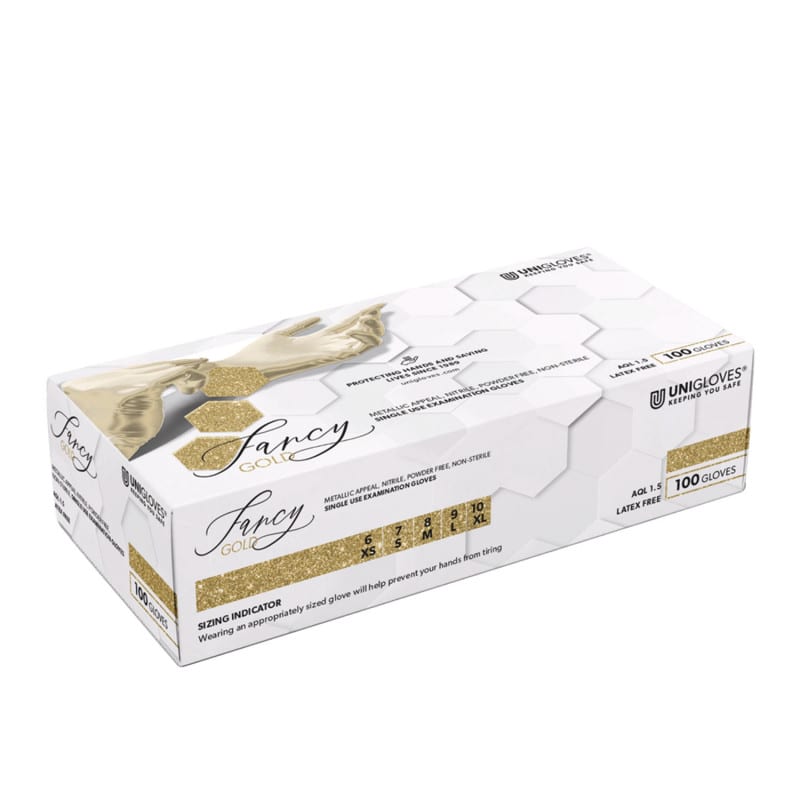 Unigloves FANCY Nitrile Gloves rosé | S