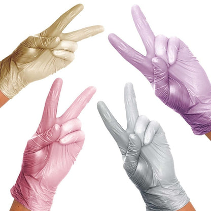 Unigloves FANCY Nitrile Gloves rosé | M