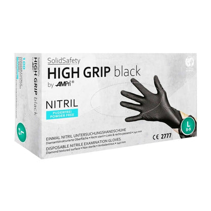 High Grip Nitrile Gloves M