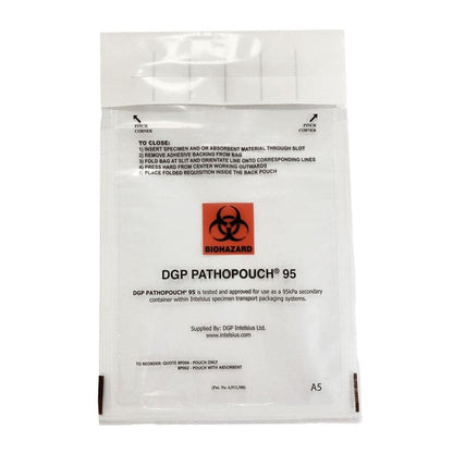 Pathopouch A4 with absorbent