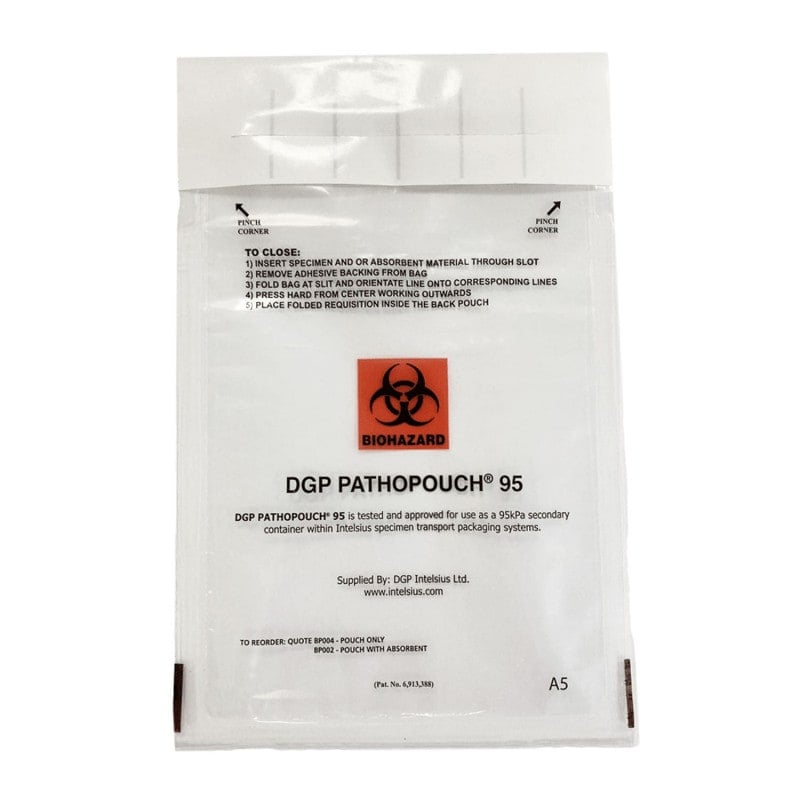 Pathopouch A5 with absorbent