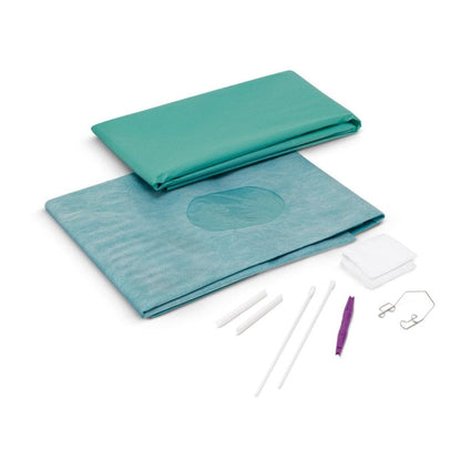 CombiSet® IVOM Standard Sets without fluid collection pouch & with fenestrated lid retractor