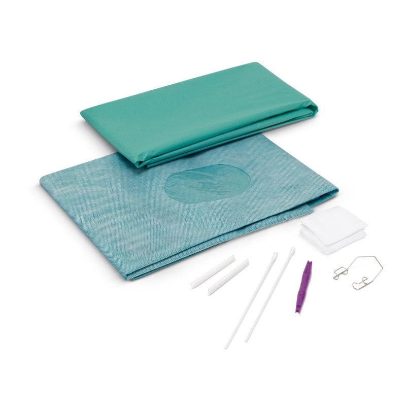 CombiSet® IVOM Standard Sets without fluid collection pouch & without fenestrated lid retractor