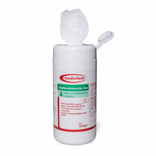 Rapid Disinfecting Wipes dispenser tub