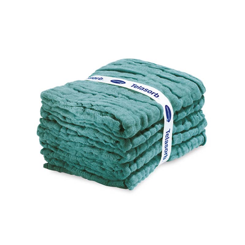 Telasorb® sterile (green) 45 x 45 cm, 4-ply, 12 x 5 pcs
