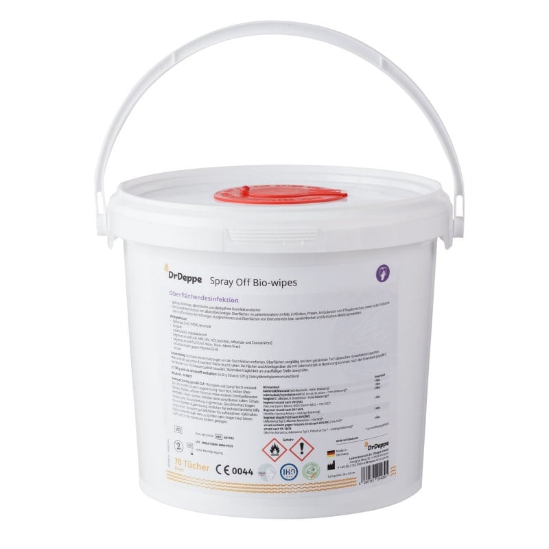 Spray Off Bio-Wipes Bucket Dispenser