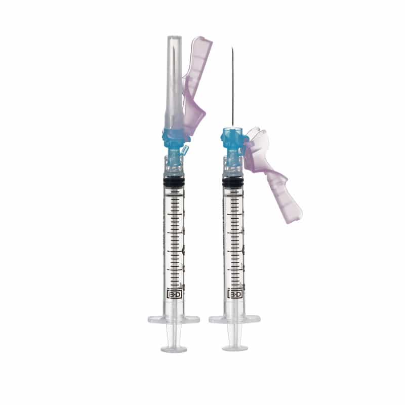 BD Luer-Lok™ Syringe with Safety Needle 25G (0.5 x 25 mm)