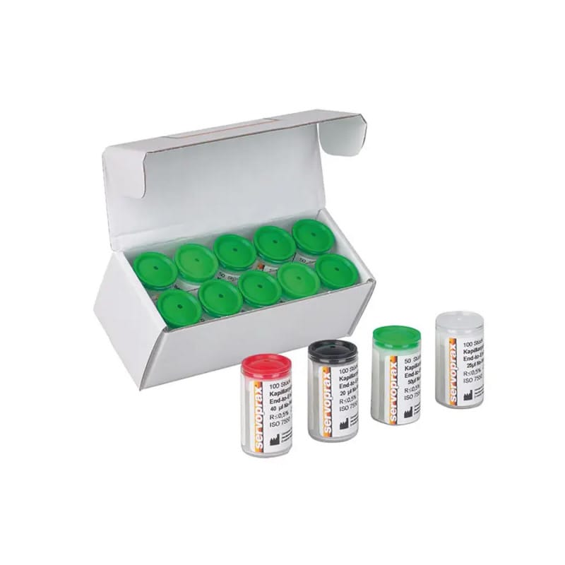 Capillary Pipettes End-to-End heparinised | 20 µl