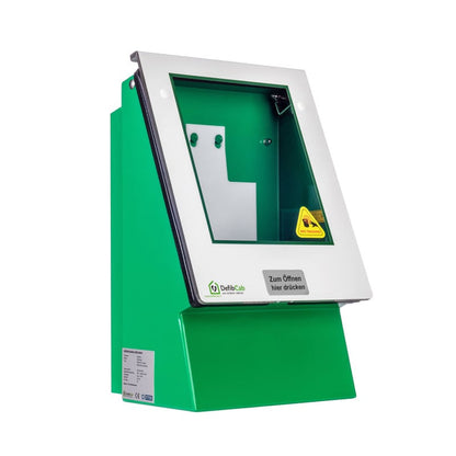DefibCab Outdoor Defibrillator Cabinet unlocked