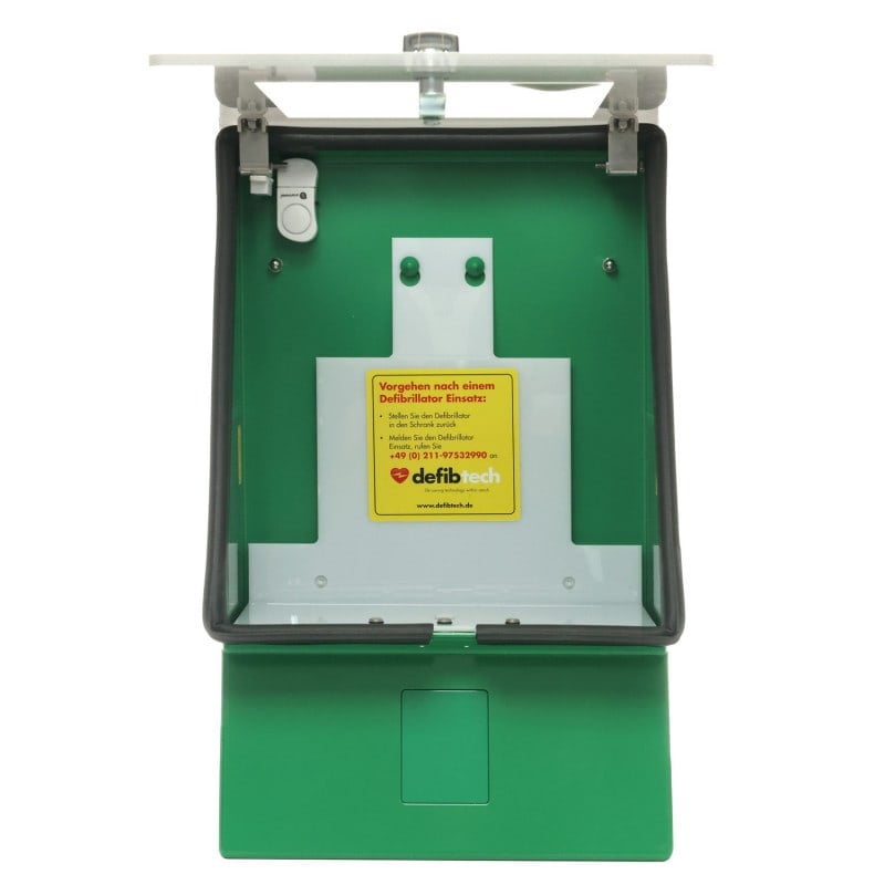 DefibCab Smart Monitoring AED Cabinet with pin code
