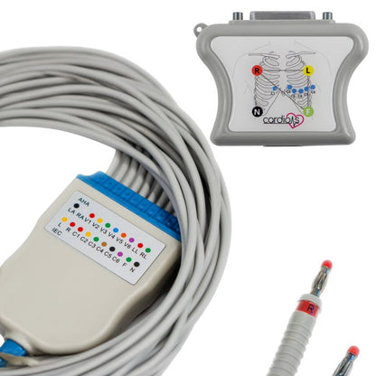 CardioNS E2 with snap-button cable | with tablet