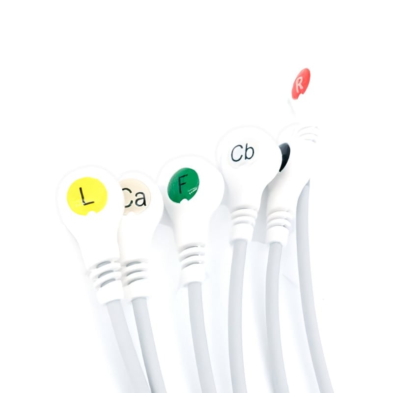 ECG Snap Electrode Cable 5-lead