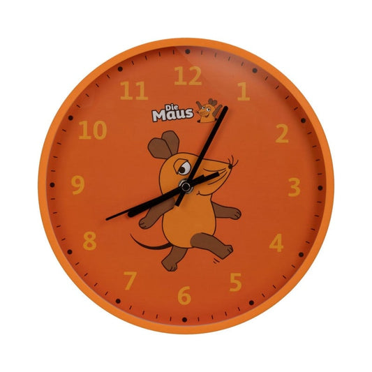 Wall Clock for Kids mouse-duck-elephant