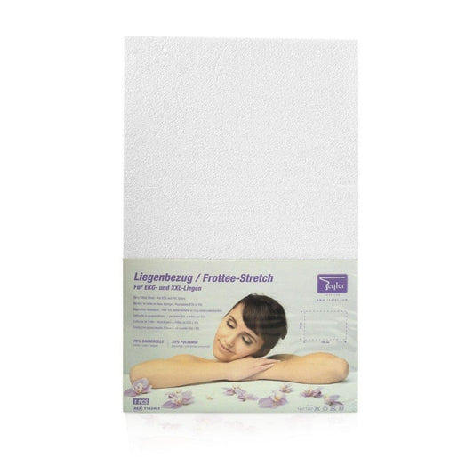Terry Fitted Sheet for Exam & ECG Tables caramel