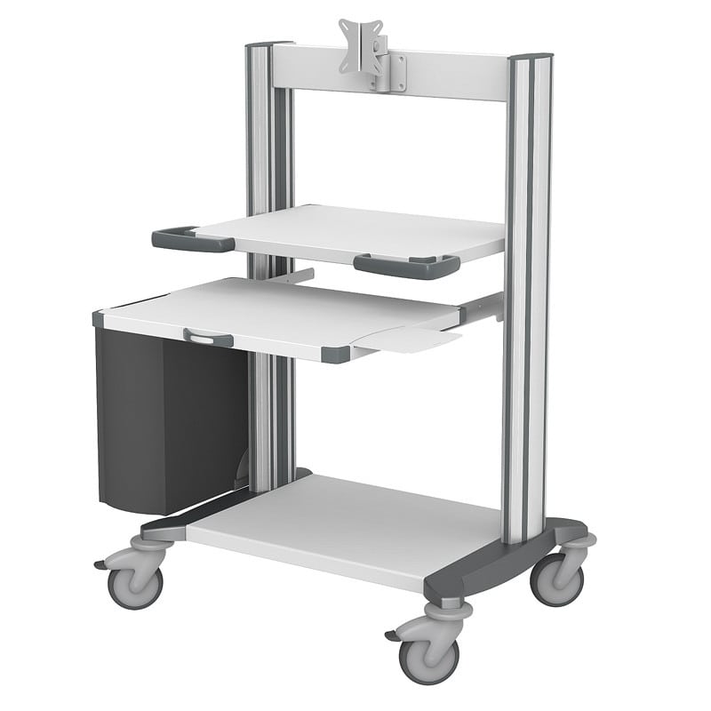 Haeberle Computer Trolley grey